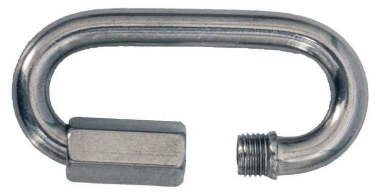 Karabińczyk/zatrzaśnik OVAL LINK INOX 10mm