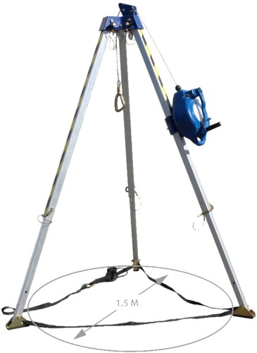 Zestaw Trójnóg, Koala R15 15m, Zaczep KOALA R15/1