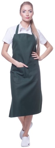 Fartuch przedni elanobawełna czarny