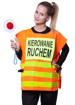 Kamizelka ostrzegawcza Kierowanie Ruchem