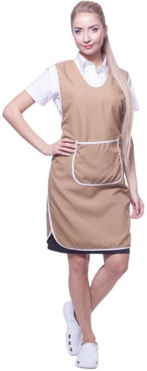 Fartuch damski Ola beżowa - zdjęcie 2