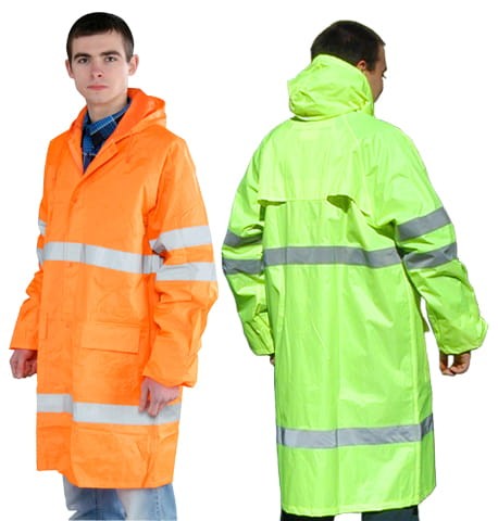 SATURN – robocza przeciwdeszczowa kurtka odblaskowa 3/4 - zdjęcie 6