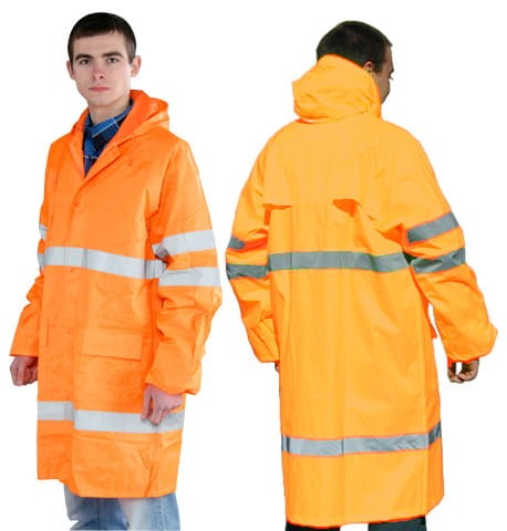 SATURN – robocza przeciwdeszczowa kurtka odblaskowa 3/4 - zdjęcie 8