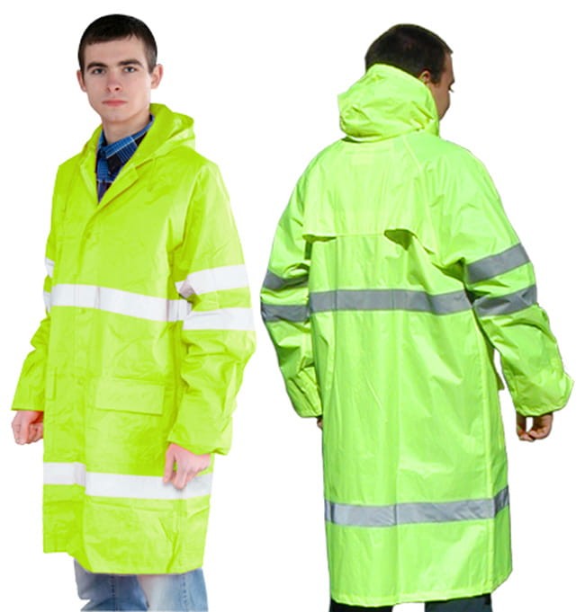 SATURN – robocza przeciwdeszczowa kurtka odblaskowa 3/4 - zdjęcie 12