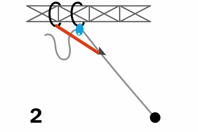 HAULERBINER 165 cm: Kompaktowy system wyciągowy z blokadą Irudek - zdjęcie 3