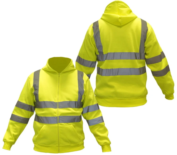 MERKURY – bluza robocza ostrzegawcza z kapturem i pasami odblaskowymi - zdjęcie 3
