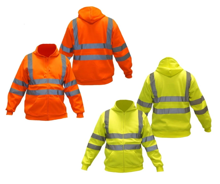 MERKURY – bluza robocza ostrzegawcza z kapturem i pasami odblaskowymi - zdjęcie 4