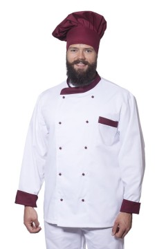 Bluza kucharska dwukolor All długi rękaw
