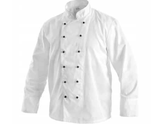 Radim – bluza kucharska 100% bawełna, certyfikowana odzież ochronna dla gastronomii