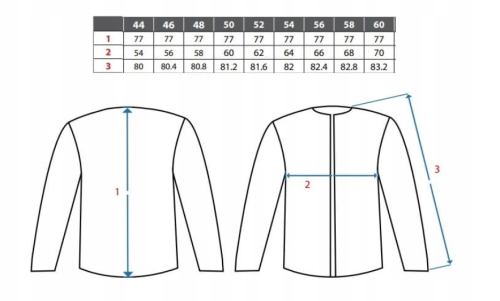Radim – bluza kucharska 100% bawełna, certyfikowana odzież ochronna dla gastronomii - zdjęcie 2