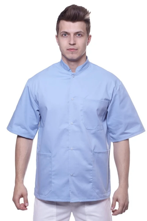 Bluza medyczna Alan krótki rękaw - zdjęcie 3