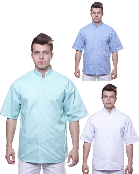 Bluza medyczna Alan krótki rękaw - zdjęcie 7