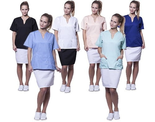 Bluza medyczna damska Ula - Wysokiej Jakości Odzież Medyczna - zdjęcie 15