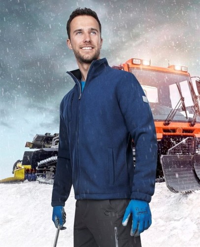 Bluza Polarowa ARDON 450 Niebieska - Zimowa Ochronna - zdjęcie 2