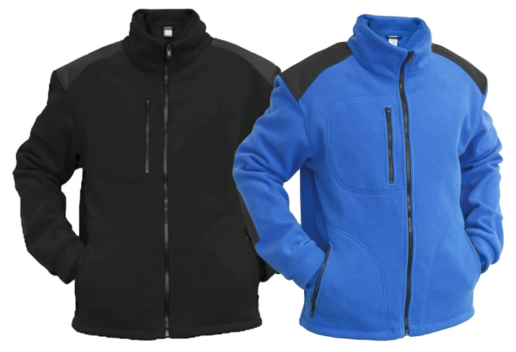 Bluza polarowa PREMIUM 340 g – ciepła, męska, robocza, zapinana na zamek