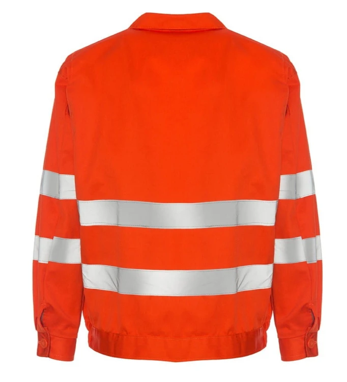 Bluza robocza ostrzegawcza z pasami CEZAR - zdjęcie 2