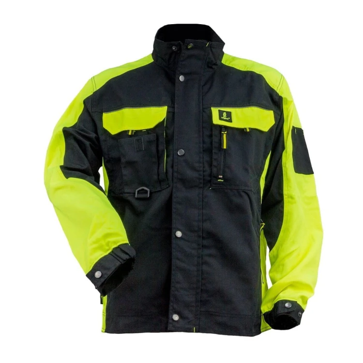 Bluza Kurtka Robocza Ostrzegawcza URGENT-Y Żółta Odblaskowa