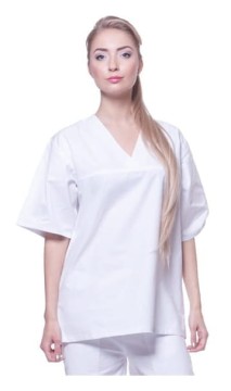Bluza piekarska 100% bawełna przewiewna - zdjęcie 2