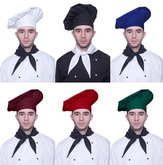 Czapka kucharska budyniówka duża