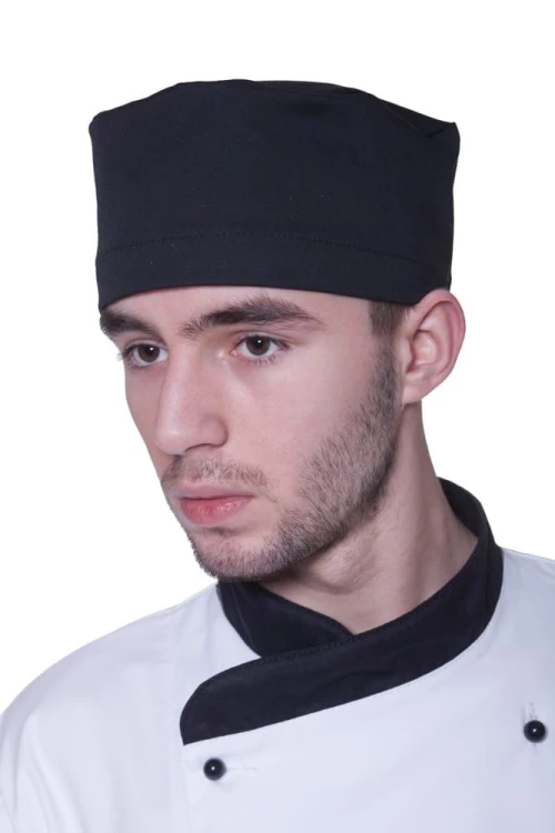 Czapka kucharska krótka z regulacją - zdjęcie 3