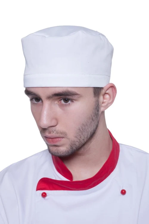 Czapka kucharska krótka z regulacją - zdjęcie 7