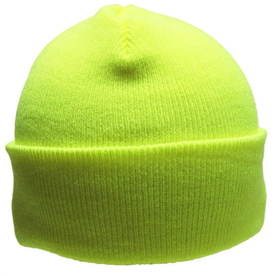 Czapka ocieplana wywijana FLUO - zdjęcie 6