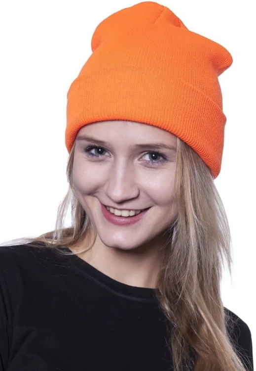 Czapka ocieplana wywijana FLUO - zdjęcie 10
