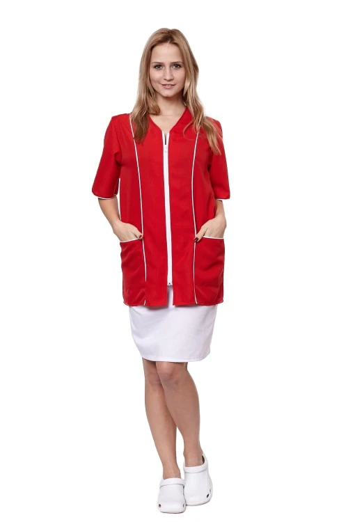 Fartuch damski DIANA z rękawem - zdjęcie 3