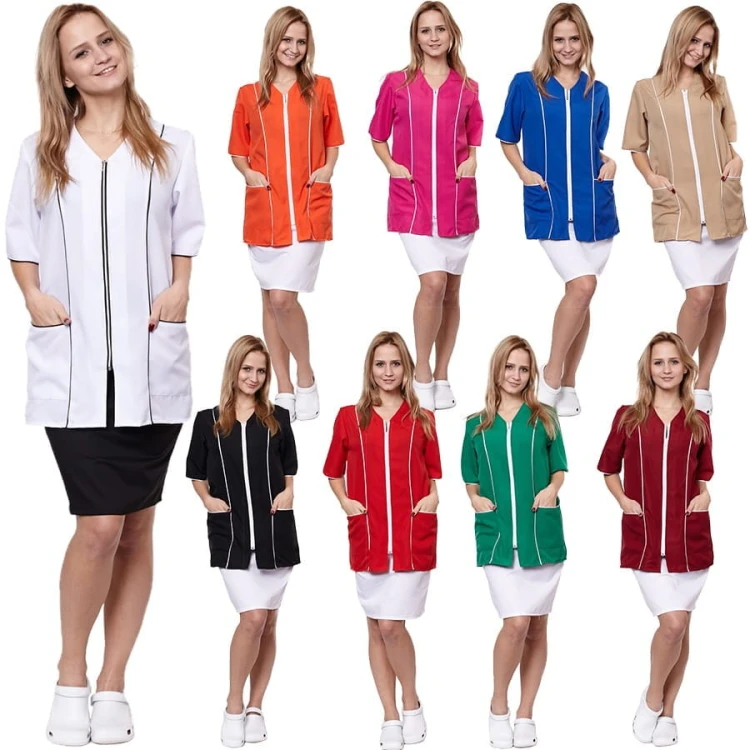 Fartuch damski DIANA z rękawem - zdjęcie 10