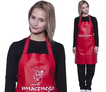 Fartuch wodood. wz.107 z nadrukiem Smacznego - zdjęcie 5