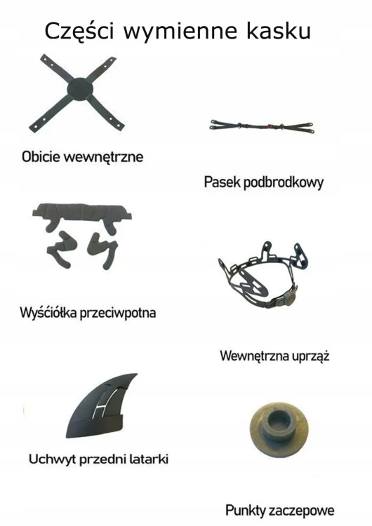 Kask Ochronny IRUDEK OREKA do Pracy na Wysokości Wentylowny EN397 - zdjęcie 8