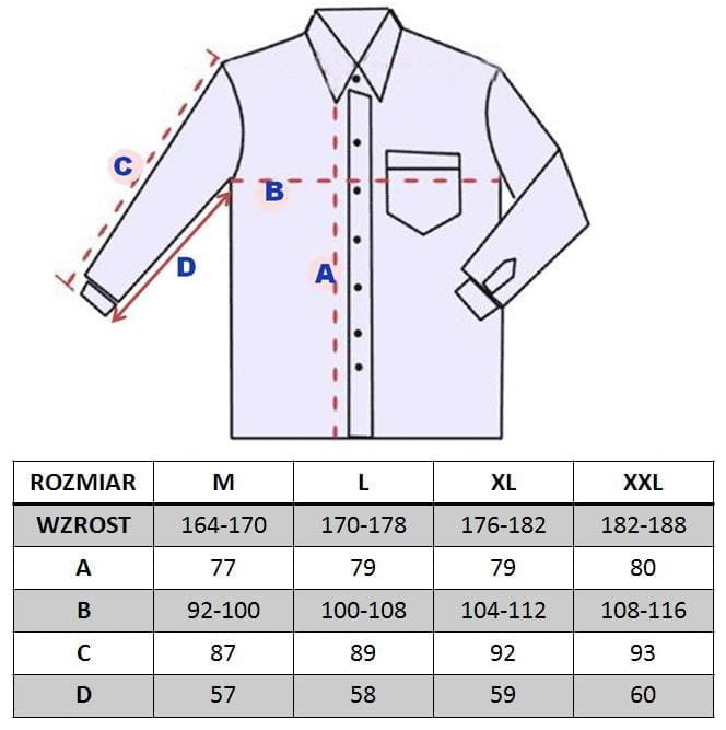 Koszula Robocza Flanelowa 100% Bawełna 170g - Polska - zdjęcie 5