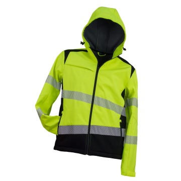 Kurtka softshell URGENT URG-HV-LX19283 z odblaskami