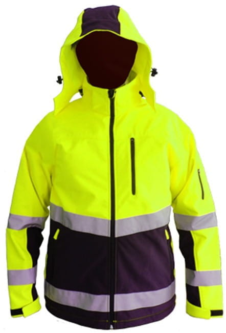 Kurtka Softshell SNOW HAWK – ostrzegawcza, ocieplana, EN 471, membrana 3000/3000 - zdjęcie 5