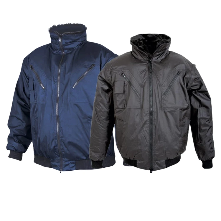 Kurtka Męska 3w1 HOWARD Czarna - Odpinane Futerko i Rękawy