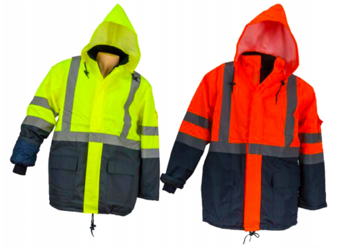 Kurtka Zimowa Ostrzegawcza URGENT DL - Wodoodporna, Wiatroszczelna - zdjęcie 2