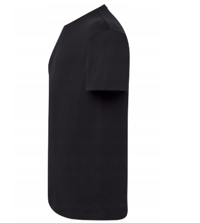 Bawełniany podkoszulek T-shirt męski, wzmocniony lycrą – 190 g/m² - zdjęcie 3