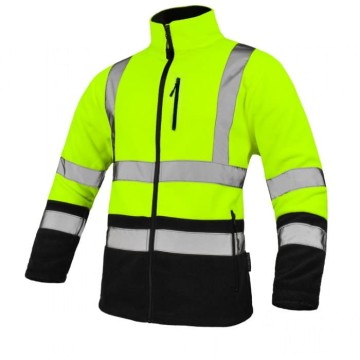 Bluza Polarowa Ostrzegawcza REF Żółta 400g - Odblaskowa