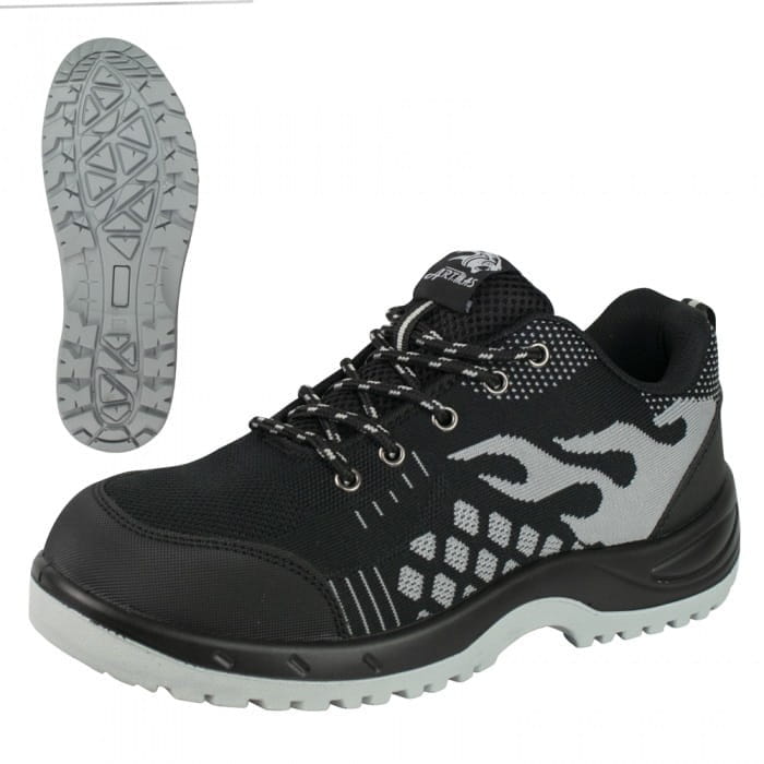 Półbuty Robocze BTEX FIRE G SB SRC - Metalowy Podnosek, Dzianina Fly-knit