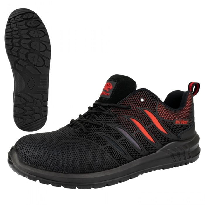 Półbuty Robocze AIRVENT SB FO SRC - Stalowy Podnosek, Oddychające