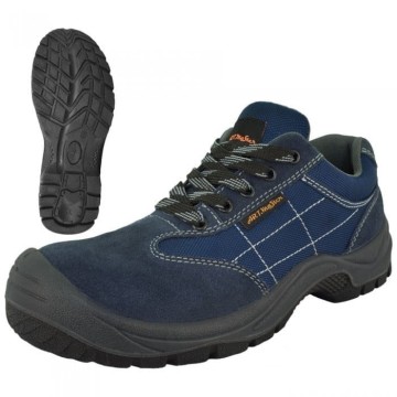 Półbuty Robocze BP CANVAS S1 SRC - Skóra Welurowa/Cordura, Stalowy Podnosek