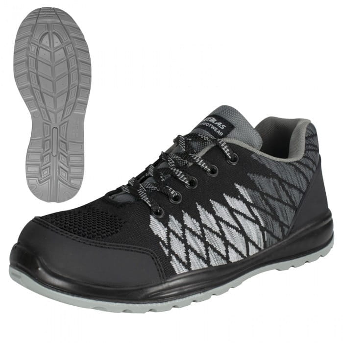Półbuty Robocze BTEX G SB FO SRA - Metalowy Podnosek, Dzianina Fly-knit