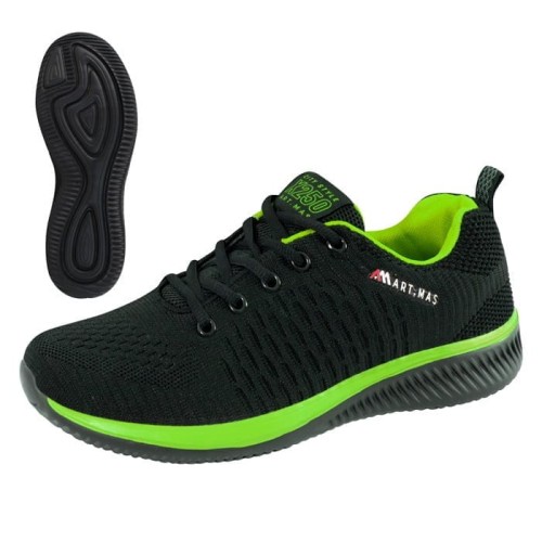 Buty Sportowe Półbuty X250 FLUO - Lekkie, Oddychające, Dzianinowe - zdjęcie 2