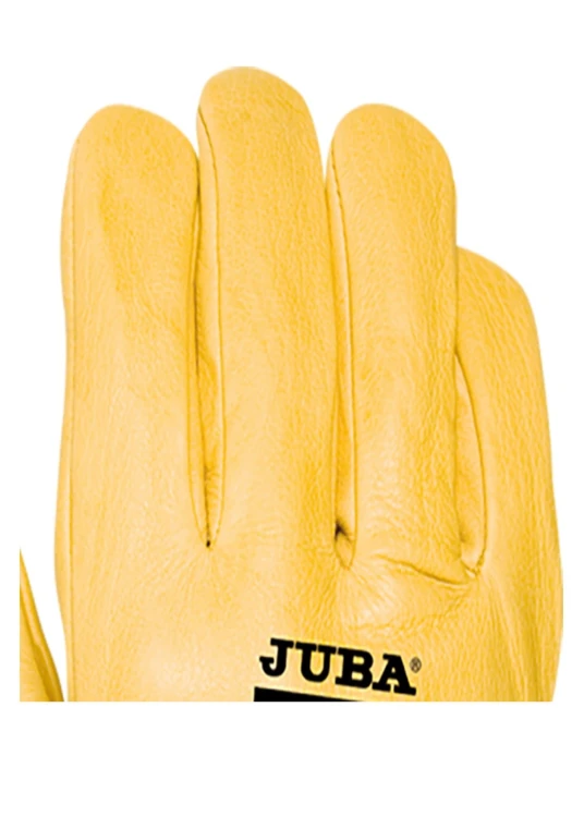 Rękawice Robocze JUBA 406VR2 Skóra Licowa Żółte - zdjęcie 9