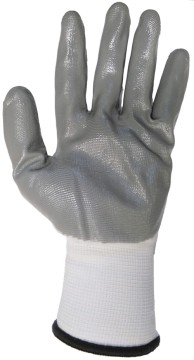 Rękawice robocze CONS 445 nitrylowa szara
