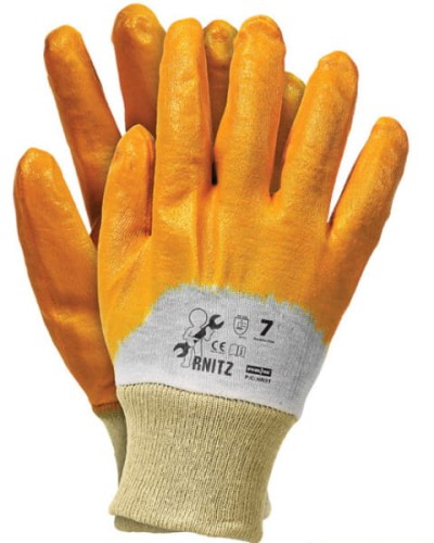 Rękawice robocze ochronne nitrylowe RNITZ