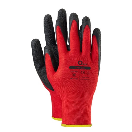 Rękawice Robocze ONYX LATERED Poliestrowe - Elastyczne, Oddychające, EN ISO 21420 - zdjęcie 2