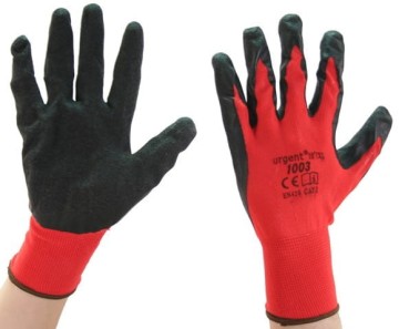 Rękawice robocze ochronne URGENT 1003 latex - zdjęcie 2