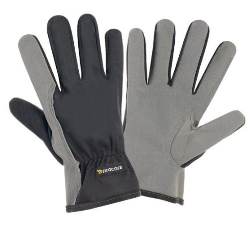 Rękawice robocze X-GRIS wzmacniane skórą syntetyczną