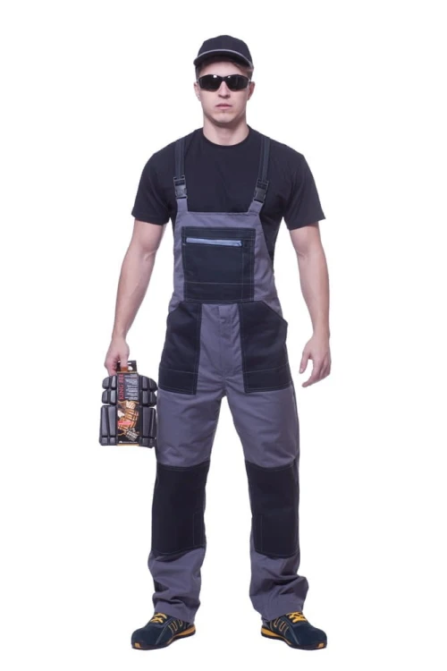 Spodnie robocze ogrodniczki DWUKOL - zdjęcie 2